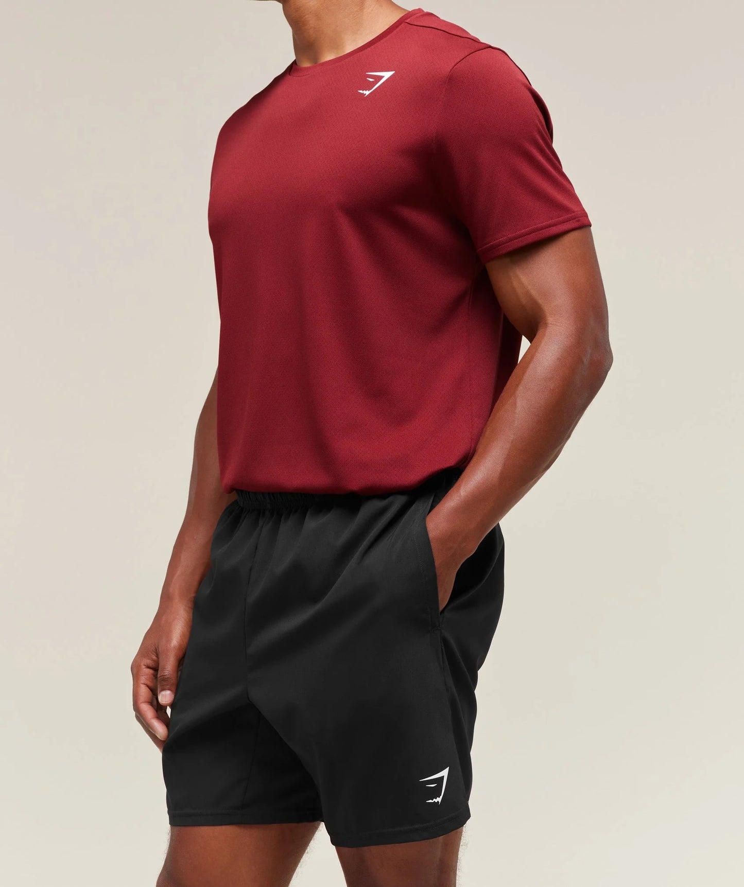 GYMSHARK ARRIVAL 7" SHORTS BLACK