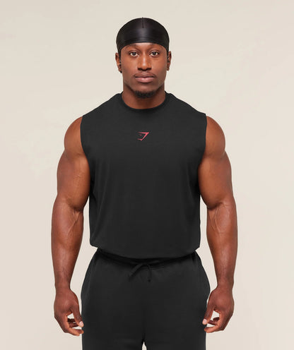 POWER CUT OFF TANK - BLACK/CONDITIONING RED