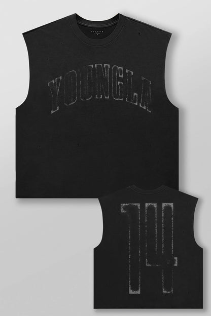 SINCE '14 CUT-OFFS - BLACK WASH