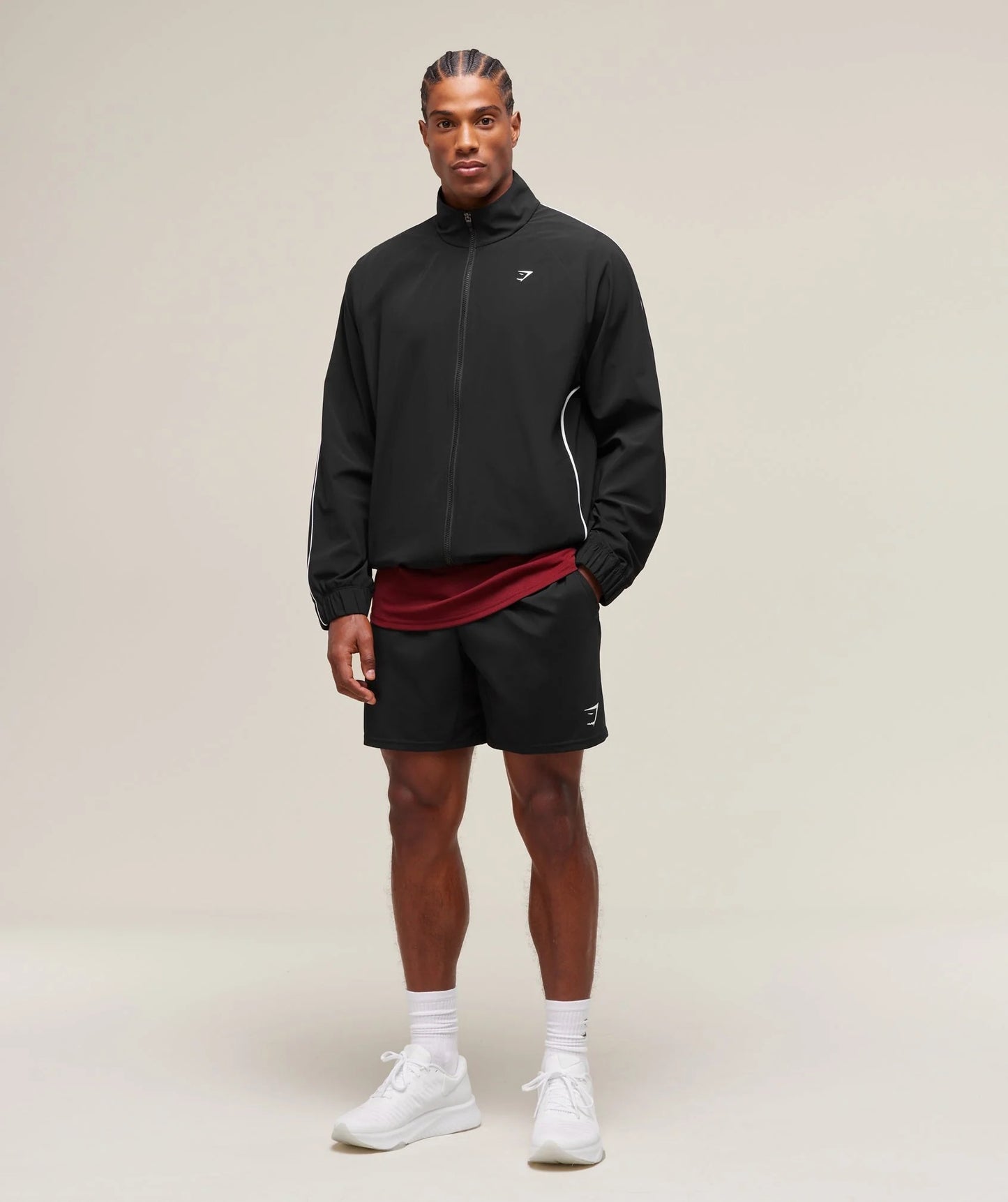 GYMSHARK ARRIVAL 7" SHORTS BLACK