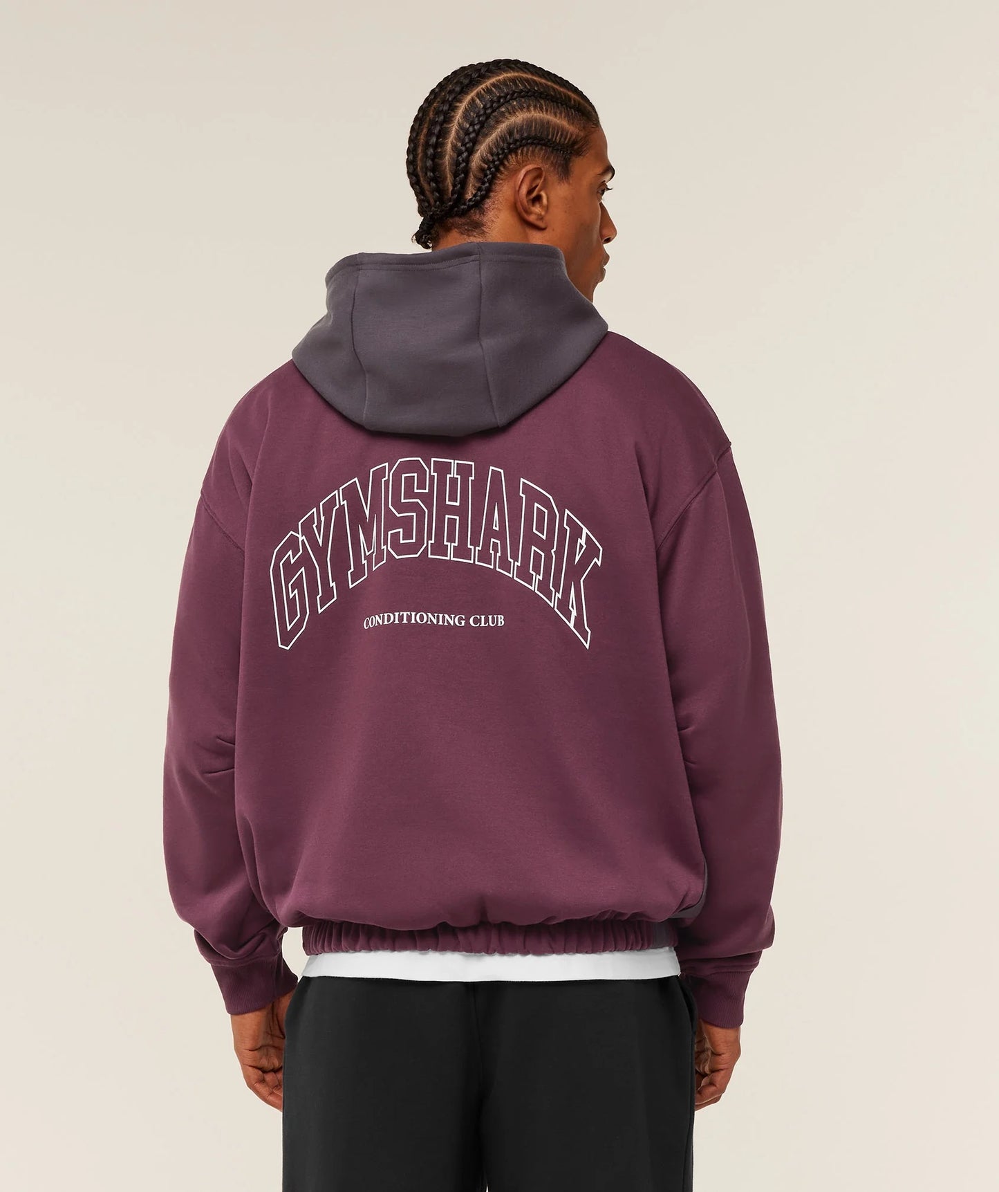 COLLEGIATE TECH HOODIE - IMPACT BURGUNDY