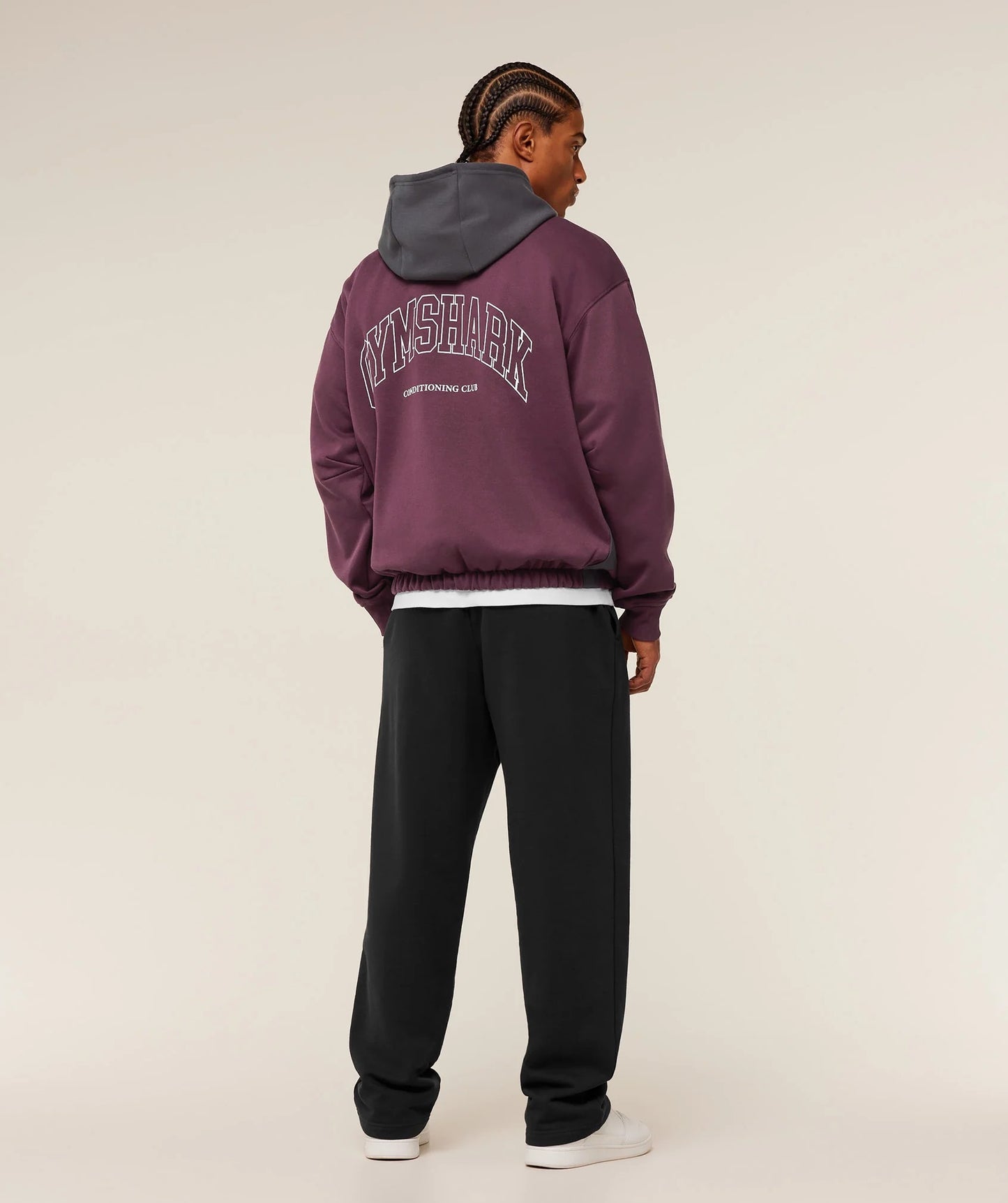 COLLEGIATE TECH HOODIE - IMPACT BURGUNDY
