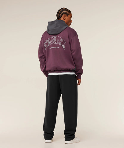 COLLEGIATE TECH HOODIE - IMPACT BURGUNDY