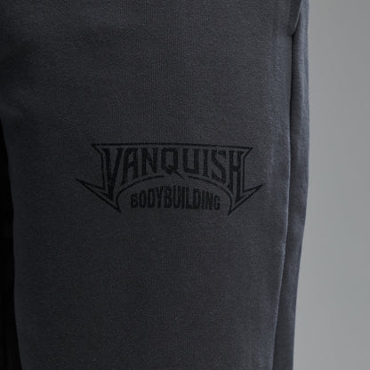 BODYBUILDING EMBLEM CHARCOAL OVERSIZED SWEATPANTS