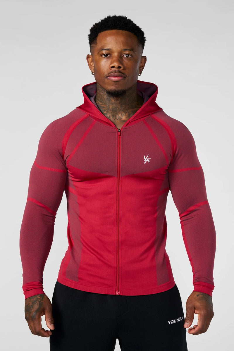 APEX COMPRESSION ZIP-UPS - RED
