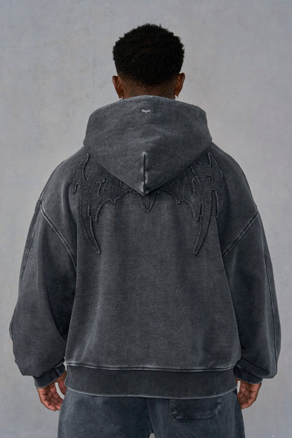 BATMAN STEALTH HOODIES - BLACK WASH