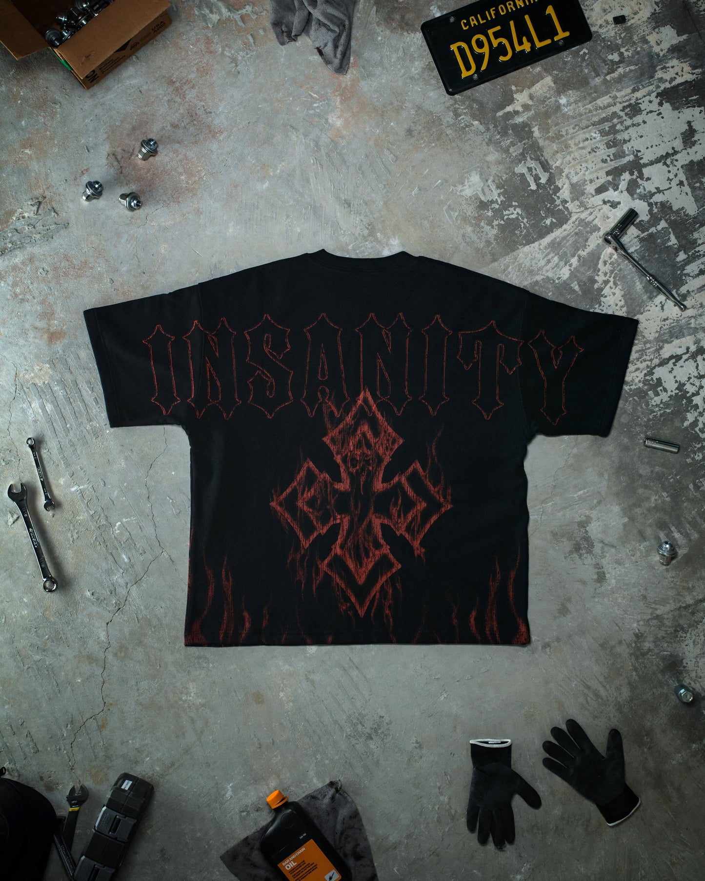 BLOOD RED INFERNO PUMP COVER