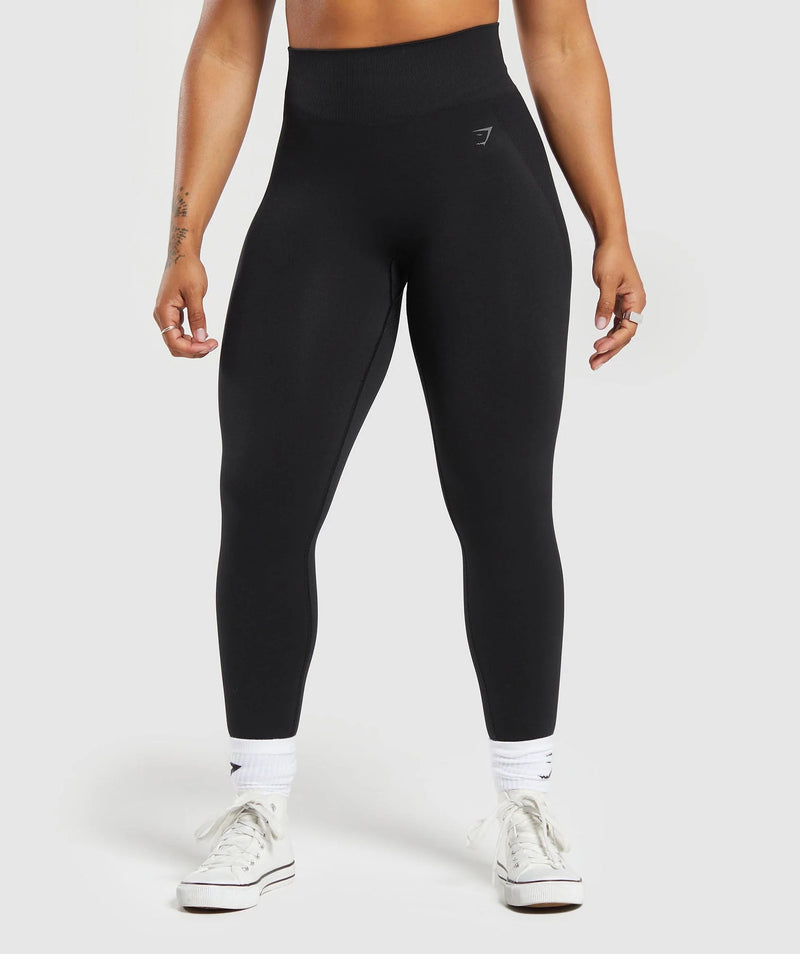 GYMSHARK FLEX HIGH WAISTED LEGGINGS - BLACK