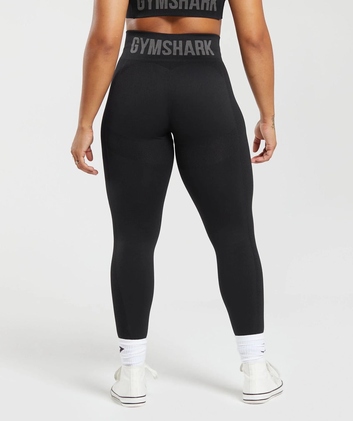 GYMSHARK FLEX HIGH WAISTED LEGGINGS - BLACK