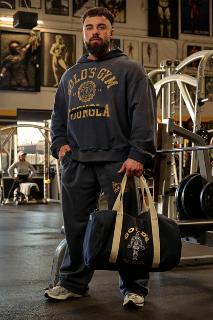 GOLD'S IRON LEGACY CANVAS BAGS - NAVY WASH