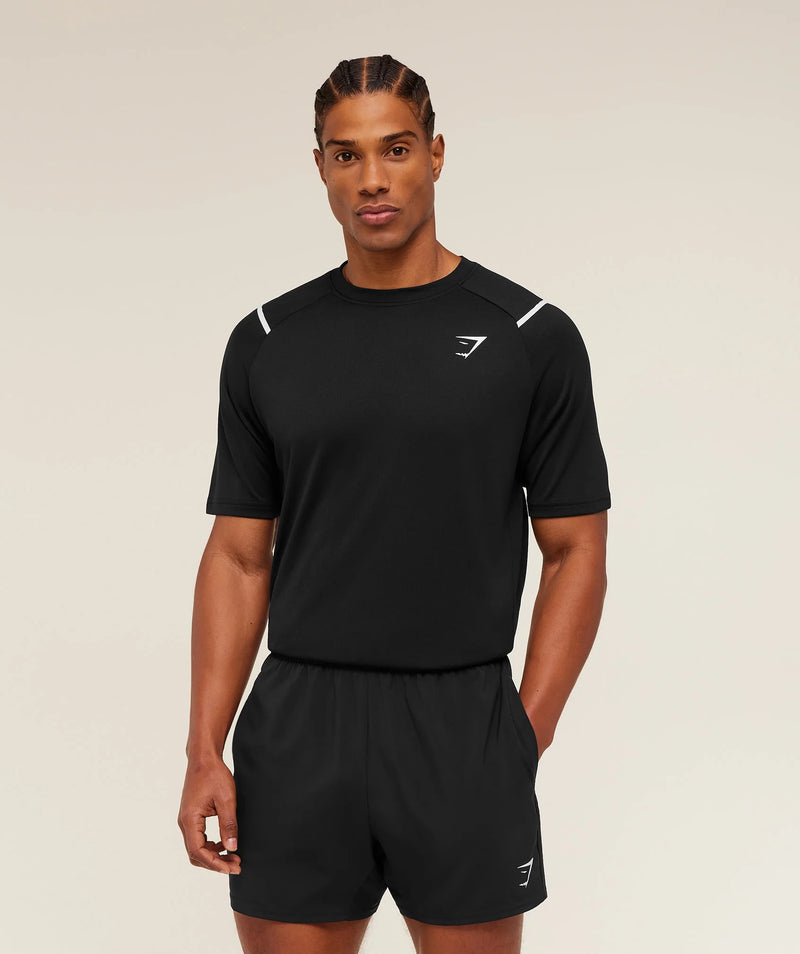 ARRIVAL CONTRAST T-SHIRT BLACK