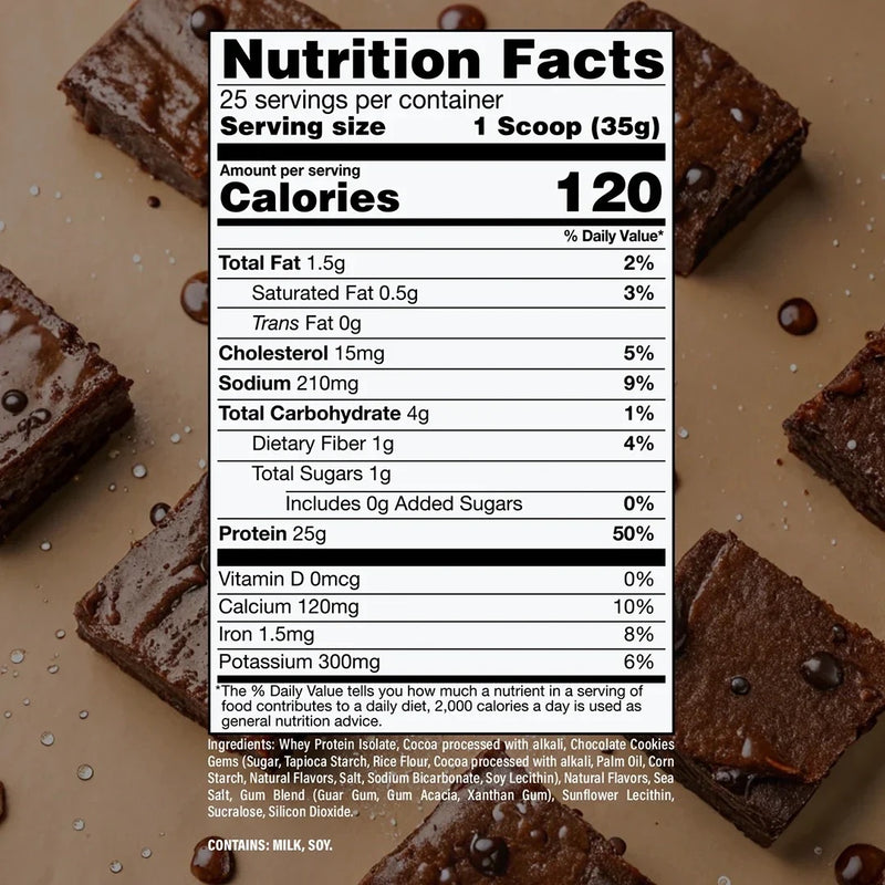BUM ITHOLATE PROTEIN - FUDGE BROWNIE (INCLUYE 2 PROTEIN BARS)