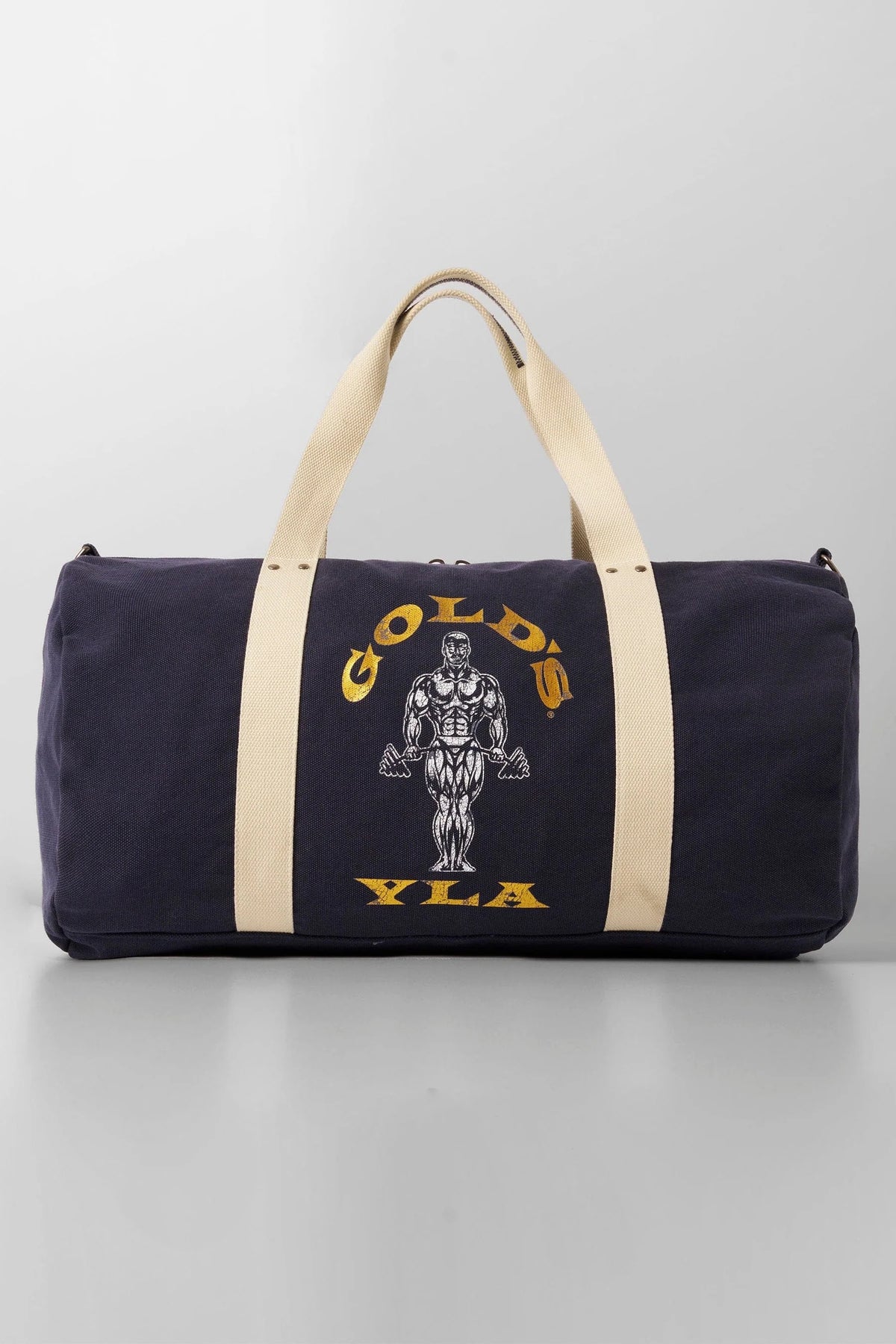 GOLD'S IRON LEGACY CANVAS BAGS - NAVY WASH