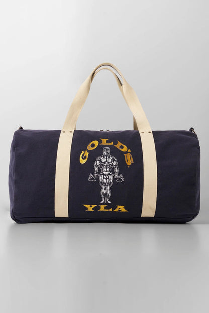 GOLD'S IRON LEGACY CANVAS BAGS - NAVY WASH
