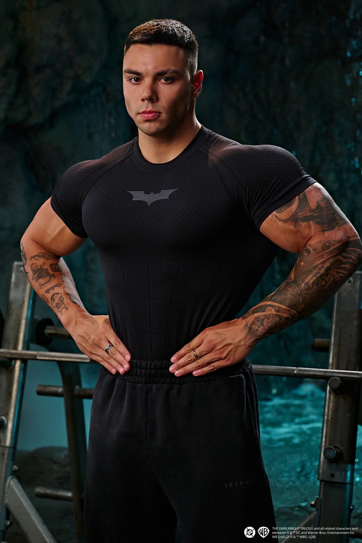 BATMAN COMPRESSION NEW COLORS - ALL BLACK