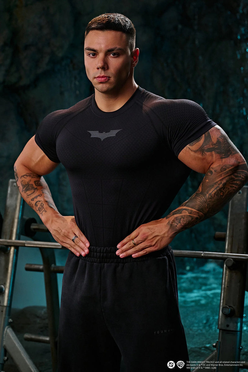 BATMAN COMPRESSION NEW COLORS - ALL BLACK