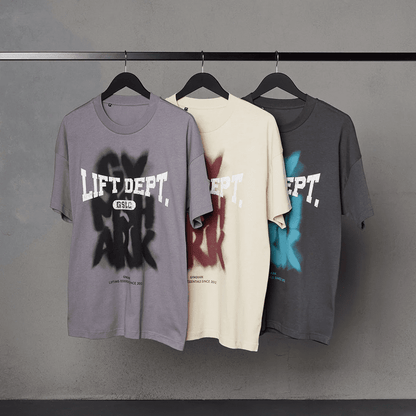 LIFTING DEPT GRAFFITI T-SHIRT ROG PURPLE