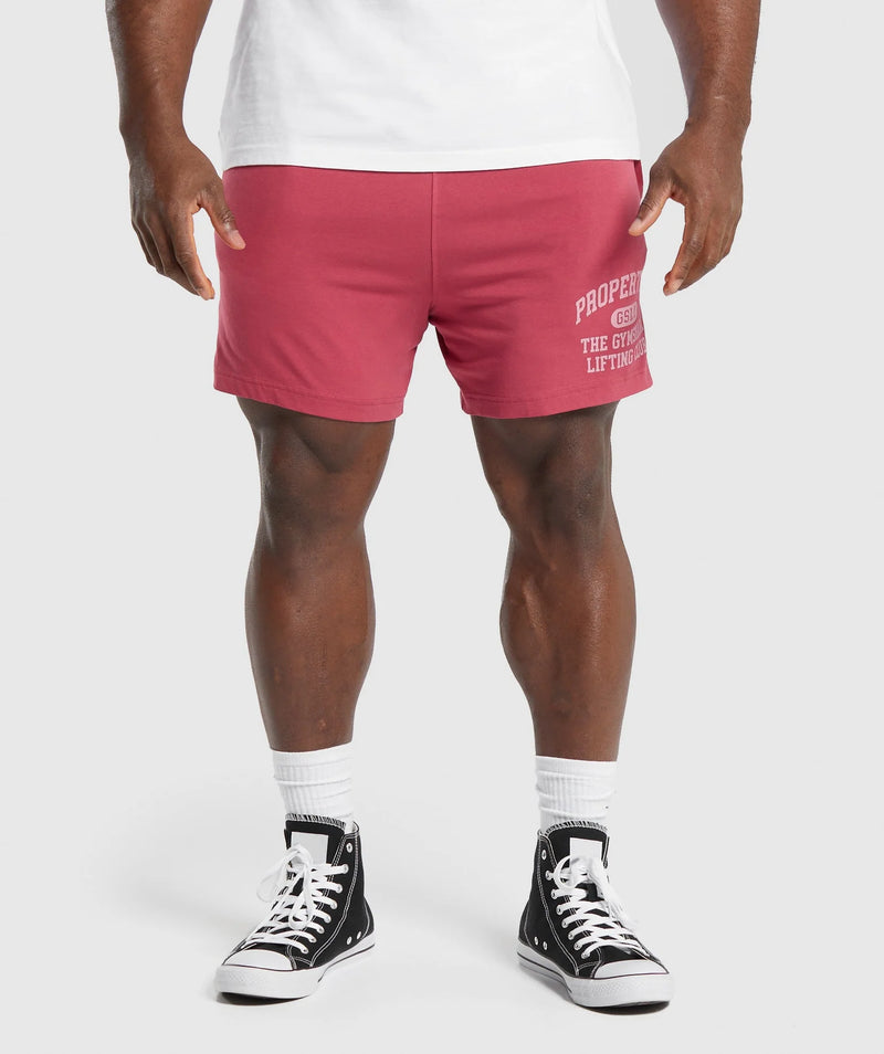 LIGHTWEIGHT JERSEY SHORTS VINTAGE PINK