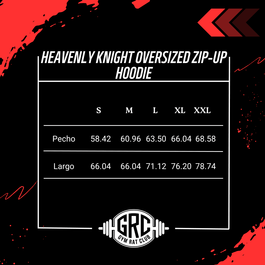 HEAVENLY KNIGHT OVERSIZED ZIP-UP HOODIE [MIDNIGHT]