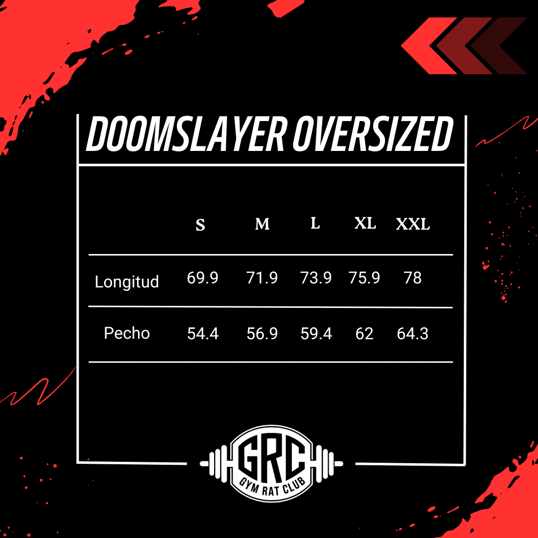DOOMSLAYER OVERSIZED T-SHIRT INFERNO