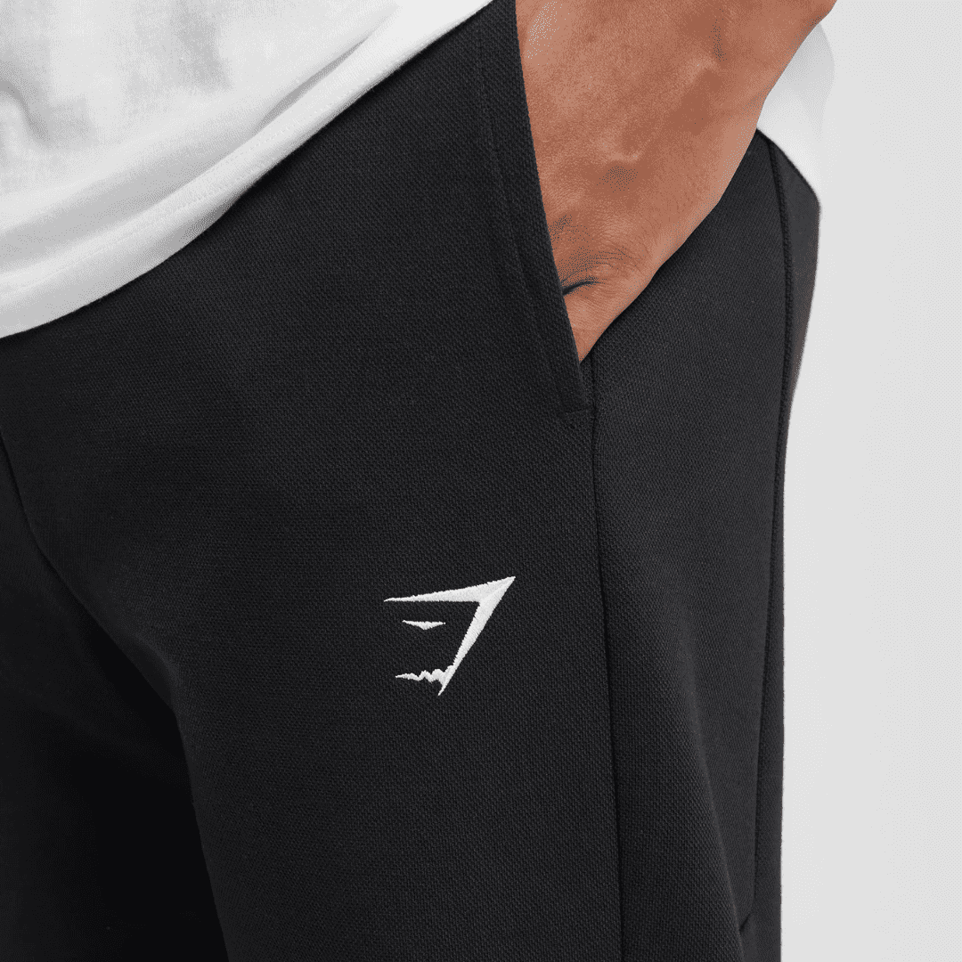 PIQUE JOGGER BLACK