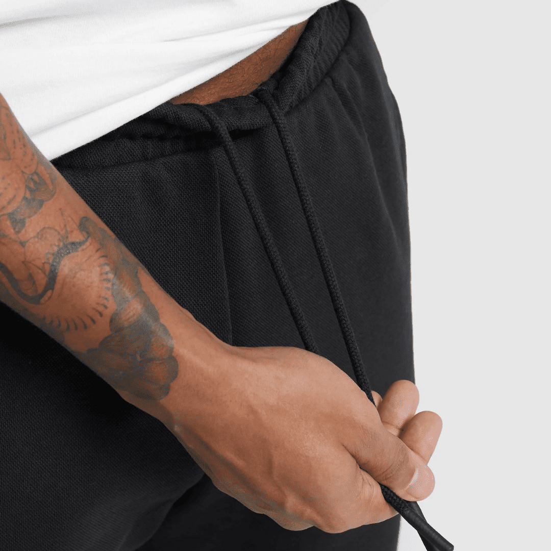 PIQUE JOGGER BLACK