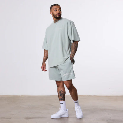 VANQUISH BETTER THAN YESTERDAY SWEAT SHORTS SAGE GREEN