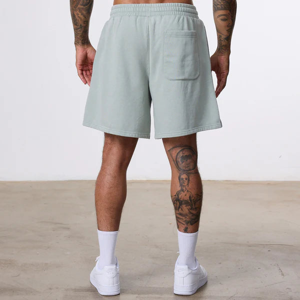 VANQUISH BETTER THAN YESTERDAY SWEAT SHORTS SAGE GREEN