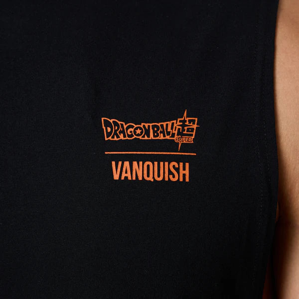 VANQUISH DBS GOKU BLACK SLEEVELESS T-SHIRT