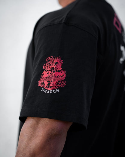 BE A DRAGON OVERSIZED T-SHIRT BLACK